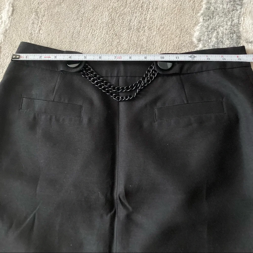 Like 🆕 Kate Spade Alexandra chain link detail cotton blend skirt